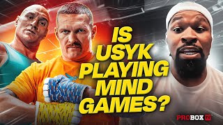 1 DAY CLOSER TO FURY  USYK amp SOMETHING HAPPENED THAT SUGGESTS USYKS TRYING TO GET IN FURYS HEAD [upl. by Denni]