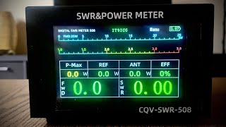 Unboxing Misuratore digitale swr power meter CQW 508 [upl. by Dzoba436]