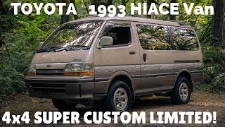 1993 Toyota Hiace Van Super Custom Limited 4x4 Diesel with every option  by OttoEx [upl. by Hodgkinson]