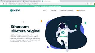 Como utilizar nuevo MyEtherwallet con Wallets Ledger y Metamask [upl. by Schluter]