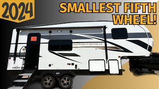 SMALLEST Fifth Wheel I’ve Seen HalfTon Towable 2024 KZ Sportsmen 231RK [upl. by Nnaassilem]