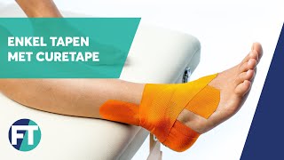 Hoe tape je een enkel  Medical Taping  FysioTape [upl. by Einnor]