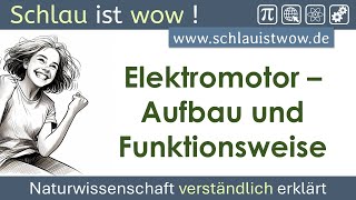 Elektromotor  Aufbau und Funktionsweise [upl. by Hailahk]