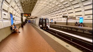 Metro ride Washington DC to Reston Virginia [upl. by Welford648]