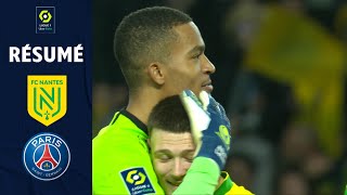 FC NANTES  PARIS SAINTGERMAIN 3  1  Résumé  FCN  PSG  20212022 [upl. by Fogarty]