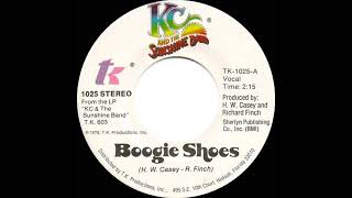 1978 HITS ARCHIVE Boogie Shoes  KC amp The Sunshine Band stereo 45 [upl. by Oniuqa]