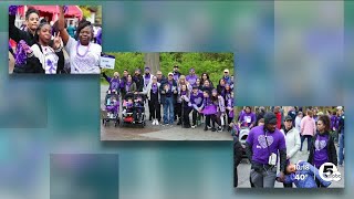 PurpleStride raising money for pancreatic cancer research [upl. by Mcnutt]