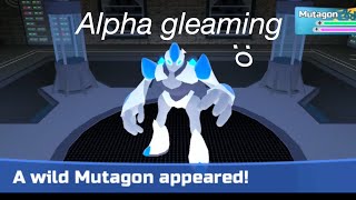 Alpha Gleaming Mutagon Caught  Loomian Legacy [upl. by Notlit816]