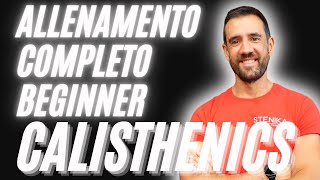 Calisthenics Principiante  Allenamento completo TEORIA e PRATICA [upl. by Staford]