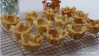 How to make Phyllo Cups [upl. by Gehlbach813]