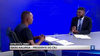 ENTREVISTA ZIMBO COM  ISAÍAS KALUNGA PRESIDENTE DO CNJ [upl. by Karoly]