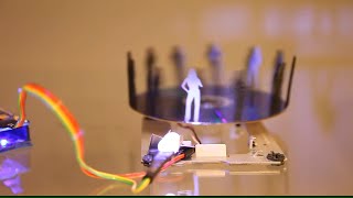 Stroboscope using Arduino and a spindle motor of a DVD drive [upl. by Anyad700]