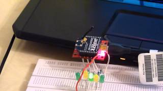 Matlab Simulink  XBee  5 bit binary counter [upl. by Aridan439]