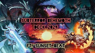 EDOPro SUBTERROR BEHEMOTH DECK 2024 WELCOME TO THE FORMAT COLOSSUS  TCG [upl. by Intihw]