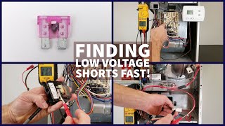 Finding Low Voltage Shorts Fast HVAC Troubleshooting [upl. by Wilburn831]