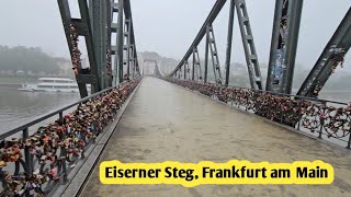 Eiserner Steg Frankfurt am Main Deutschland [upl. by Neroc]