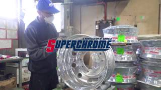 Superchrome Wheels — Sandblasting Timelapse [upl. by Yatnahs]