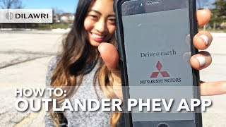 How to Set Up the Mitsubishi Outlander PHEV App iOS [upl. by Asenaj]