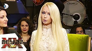 Gerçek Barbie Bebek Valeria Lukyanova  Beyaz Show [upl. by Auliffe]