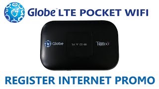 How to Register Globe LTE Pocket WiFi [upl. by Drauode668]