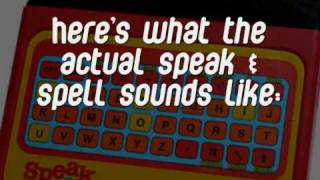 Recreating the Speak amp Spell voice [upl. by Anneres964]