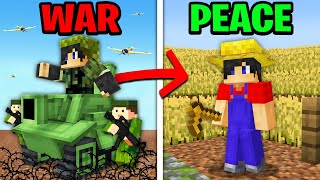 Minecraft but From WAR to PEACE… [upl. by Ogilvie]