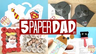 Beautiful Fathers day greeting card ideas 💙 Origami paper crafts  DIY paper crafts [upl. by Phemia]