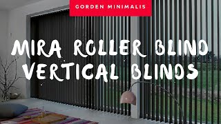 Gorden Minimalis Terbaru I Vertical Blinds I Mira Roller Blind I IndraGunawanST [upl. by Ty]