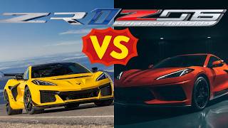 NEW Corvette ZR1 VS Corvette Z06 Which Ones MORE WORTH It [upl. by Naihtniroc]