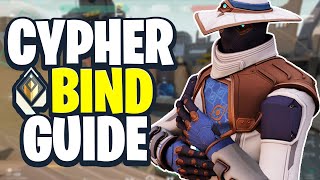 Best Cypher Bind Guide Valorant Tips [upl. by Martinic988]