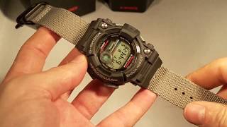 How to change strap band on Casio GShock Frogman GWF1000 with JaysAndKays Adapters [upl. by Novyad]