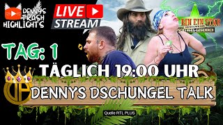 LIVE Tag 1 Dschungelcamp 2024 ESKALATION und Prüfung Tag 1 ibes [upl. by Hibben]