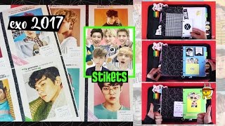 AGENDA EXO 2017 PARA IMPRIMIR GRATIS  AKARI BEAUTY [upl. by Llednol]