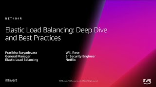 AWS reInvent 2018 REPEAT 1 Elastic Load Balancing Deep Dive and Best Practices NET404R1 [upl. by Kenny]