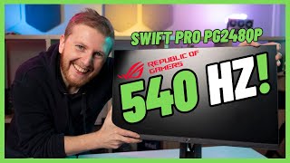 540Hz Monitör ile CS2 Gecikme Testi  Asus Rog Swift Pro PG248QP [upl. by Aym]