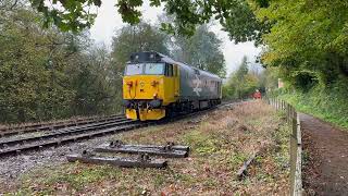 28102023  Bodmin and Wenford Railway  Class 50 No 50042  Diesel Running Day [upl. by Eniamej]