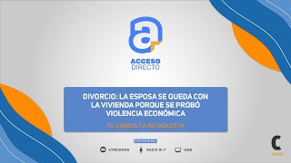 Divorcio y violencia económica un caso ejemplar [upl. by Merta]