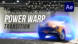 Creating an Epic Power Warp Transition  After Effects tutorial [upl. by Eirallih]