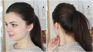 Get The Perfect Ponytail  Two Ways [upl. by Ozan]