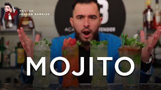 🍹MOJITO 4 PREPARACIONES DIFERENTES  CÓCTELES POPULARES  MENTOR JOGLAN [upl. by Harbot914]