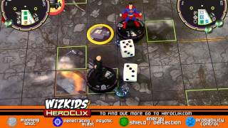 Heroclix How to Play Video 4 Quick Start Kit Game Walkthrough [upl. by Matilde393]