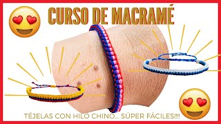 MANILLAS tejidas con HILO CHINO  TRUCK TIRES KNOT BRACELET [upl. by Omora]