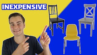 WHATS MORE COMFORTABLE 3 INEXPENSIVE IKEA DINING CHAIRS [upl. by Brnaba]