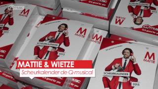 Scheurkalender de Qmusical  Mattie amp Wietze  Qmusic [upl. by Attenauq]