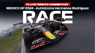 LIVE Data Formula 1 Race Mexico GP Autódromo Hermanos Rodríguez 2024  Commentary [upl. by Eseilanna89]