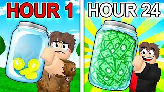 I Made 100000 in 24 HOURS at Roblox Donation Games [upl. by Hewe]