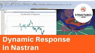 Frequency Response and Random Response Dynamic Response in Nastran [upl. by Jordans]