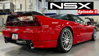 1994 Acura NSX NA1  SOS IAB Delete  Carbon Rear Diffuser  Brakes Repair amp Upgrade Ep 5 [upl. by Ardis]