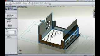 SolidWorks  Sheet Metal Design [upl. by Fatimah]