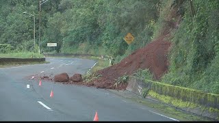 Landslide on Pali [upl. by Eilsel149]